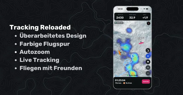 Sidekik Tracking: Flugspur, Karte und Live-Werte